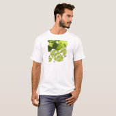 Grüne Blätter für Weintrauben T-Shirt (Vorne ganz)