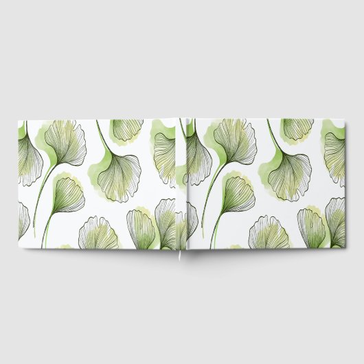 Grüne Blätter Gästebuch (Voll)