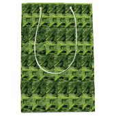 Grüne Blätter Gemüse Mittlere Geschenktüte (Vorderseite)