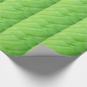 Grüne Blätter Geschenkpapier (Ecke)