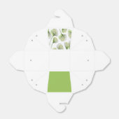 Grüne Blätter Geschenkschachtel (Ungefaltet)