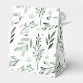 Grüne Blätter Geschenkschachtel (Rückseite)