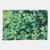 Grüne Blätter Geschirrtuch (Horizontal)