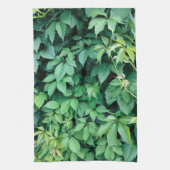 Grüne Blätter Geschirrtuch (Vertikal)