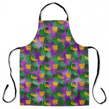 GRÜNE BLÄTTER GOLD MARDI GRAS MASKS