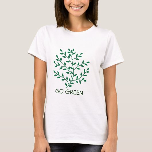 Grüne Blätter Grünes Olivenblatt Grünes Olivenblat T-Shirt (Vorderseite)