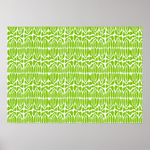 Grüne Blätter, Homage Matisse Poster