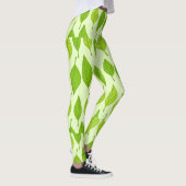 Grüne Blätter im Herbst Leggings (Rechts)