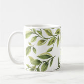 Grüne Blätter im Springtime Kaffeetasse (Links)