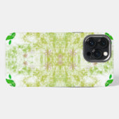 Grüne Blätter iPhone-Hülle iPhone Hülle (Rückseite (Horizontal))