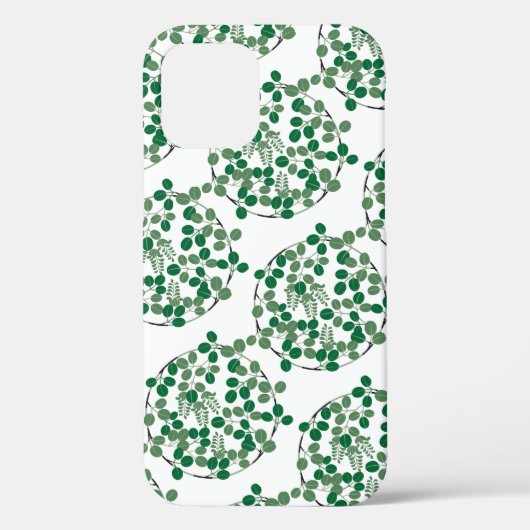 Grüne Blätter, japanisches Design Case-Mate iPhone Hülle (Rückseite)