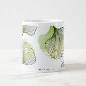 Grüne Blätter Jumbo-Tasse (Vorderseite)