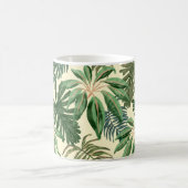 Grüne Blätter Kaffeetasse (Mittel)