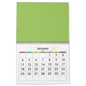 Grüne Blätter Kalender (Jan 2026)