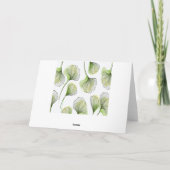 Grüne Blätter Karte (Rückseite)