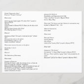 Grüne Blätter Katholische Hochzeitssemasse (Rückseite)