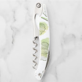 Grüne Blätter Kellnermesser (Vorderseite)