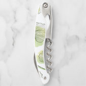 Grüne Blätter Kellnermesser (Rückseite)