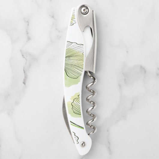 Grüne Blätter Kellnermesser (Rückseite)