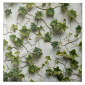 Grüne Blätter, Keramik Mauer Fliese (Vorderseite)