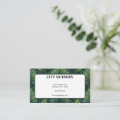 Grüne Blätter Kinderzimmer Pflanze Grower Sales Visitenkarte (Stehend Vorderseite)