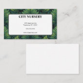 Grüne Blätter Kinderzimmer Pflanze Grower Sales Visitenkarte (Vorne/Hinten)