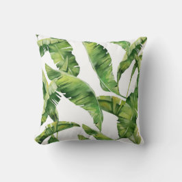 Grüne Blätter Kissen
