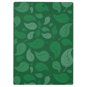 Grüne Blätter Klemmbrett (Rückseite)