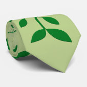 Grüne Blätter Krawatte (Gerollt)