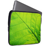 Grüne Blätter Laptopschutzhülle (Vorne Rechts)