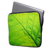 Grüne Blätter Laptopschutzhülle (Vorderseite Links)