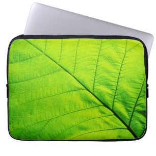 Grüne Blätter Laptopschutzhülle