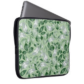 Grüne Blätter Laptopschutzhülle (Vorne Rechts)