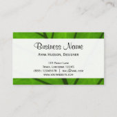 Grüne Blätter, Leaf, Pflanze, Floristry, Blume Sho Visitenkarte (Vorderseite)