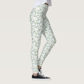 Grüne Blätter Leggings (Rechts)