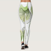 Grüne Blätter Leggings (Rückseite)