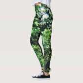 Grüne Blätter Leggings (Links)