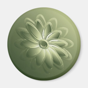 grüne Blätter Magnet