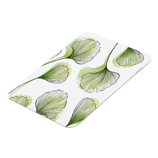 Grüne Blätter Magnet (Linke Seite)