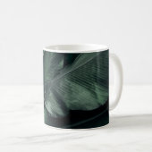 GRÜNE BLÄTTER MAKROFOTOGRAFIE KAFFEETASSE (VorderseiteRechts)