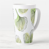 Grüne Blätter Milchtasse (Rechte Ecke)