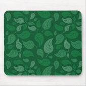 Grüne Blätter Mousepad (Vorne)
