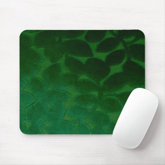 Grüne Blätter Mousepad (Mit Mouse)