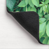 Grüne Blätter Mousepad (Ecke)