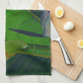 Grüne Blätter Nah Geschirrtuch (Viertel Falte)
