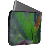 Grüne Blätter Nah Laptopschutzhülle (Vorne Rechts)