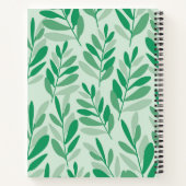 Grüne Blätter Notizblock (Rückseite)
