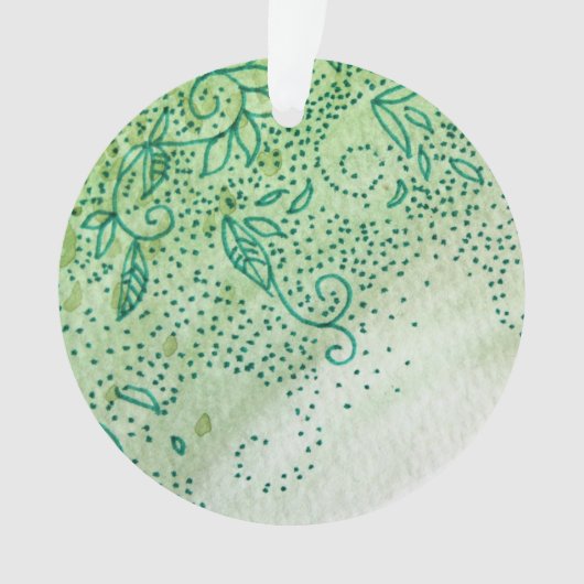 Grüne Blätter Ornament (Vorderseite)