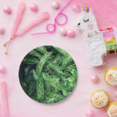 Grüne Blätter Pappteller (Party)