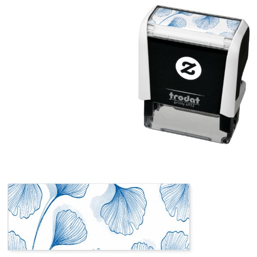 Grüne Blätter Permastempel (Beispiel)